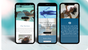 Examples of a well designed mobile responsive wellness website